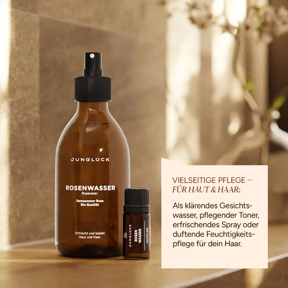 JUNGLÜCK Rosenwasser Gesichtswasser 250 ml Bio