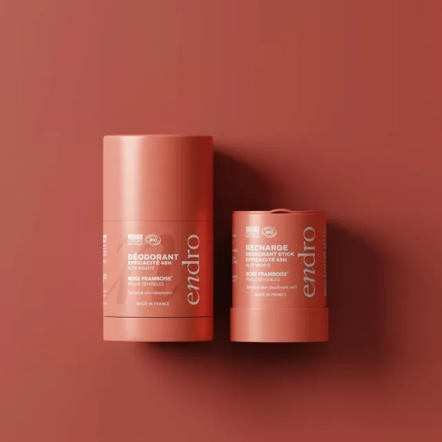 Endro Deo Stick 48H Duo Rose-Himbeere 2x50 g empfindliche Haut
