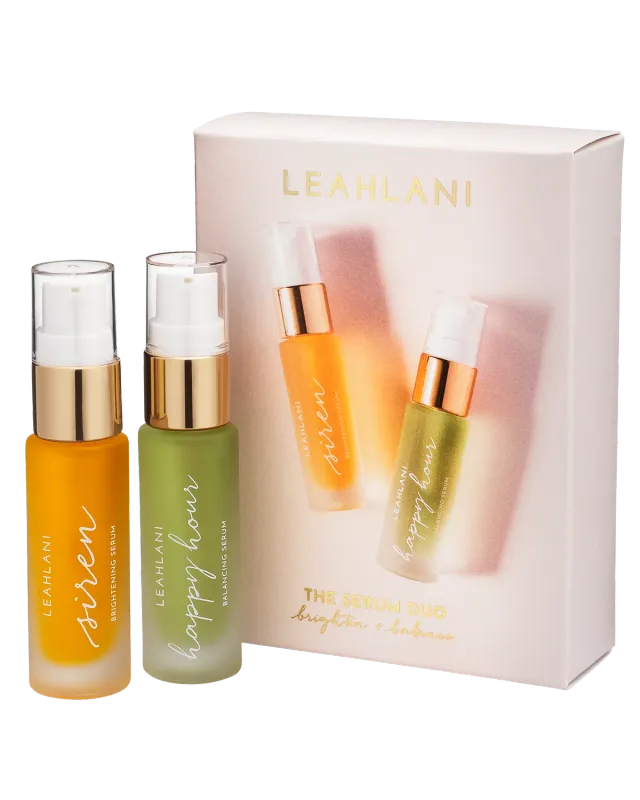 Leahlani Serum Duo Travel Set 2x15ml für strahlende Haut