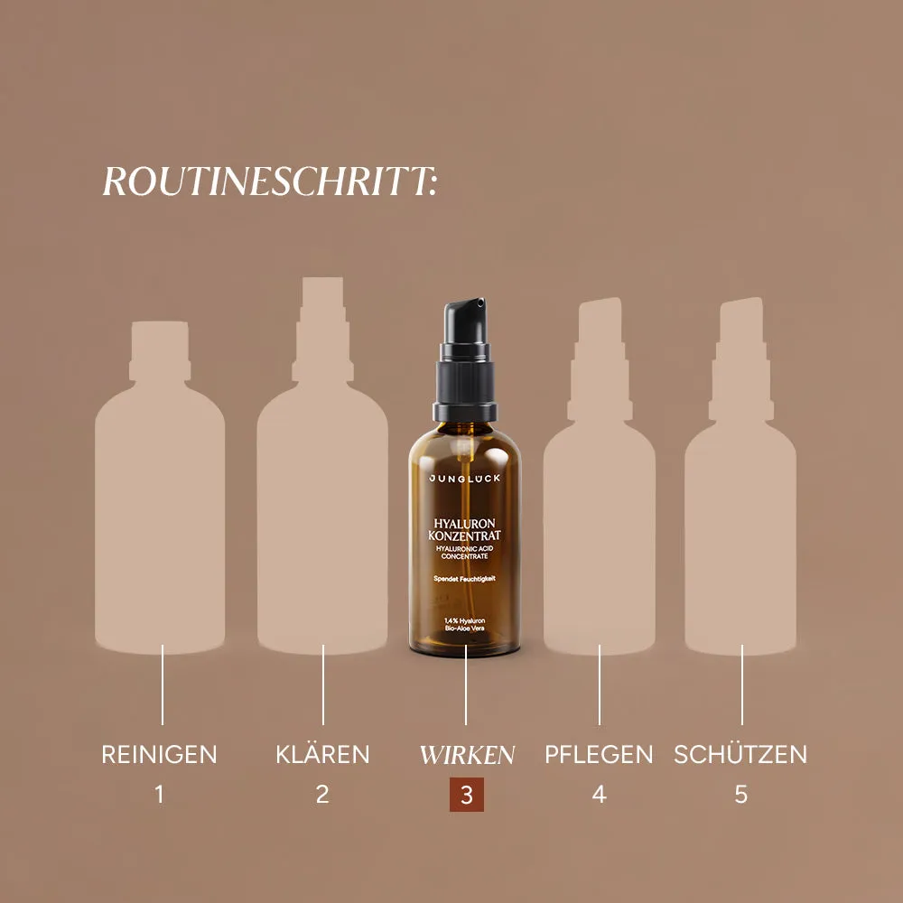JUNGLÜCK Hyaluron Konzentrat Serum 10 ml ohne Duftstoffe
