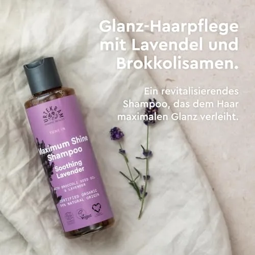 Urtekram Soothing Lavender Shampoo 250 ml Maximum Shine