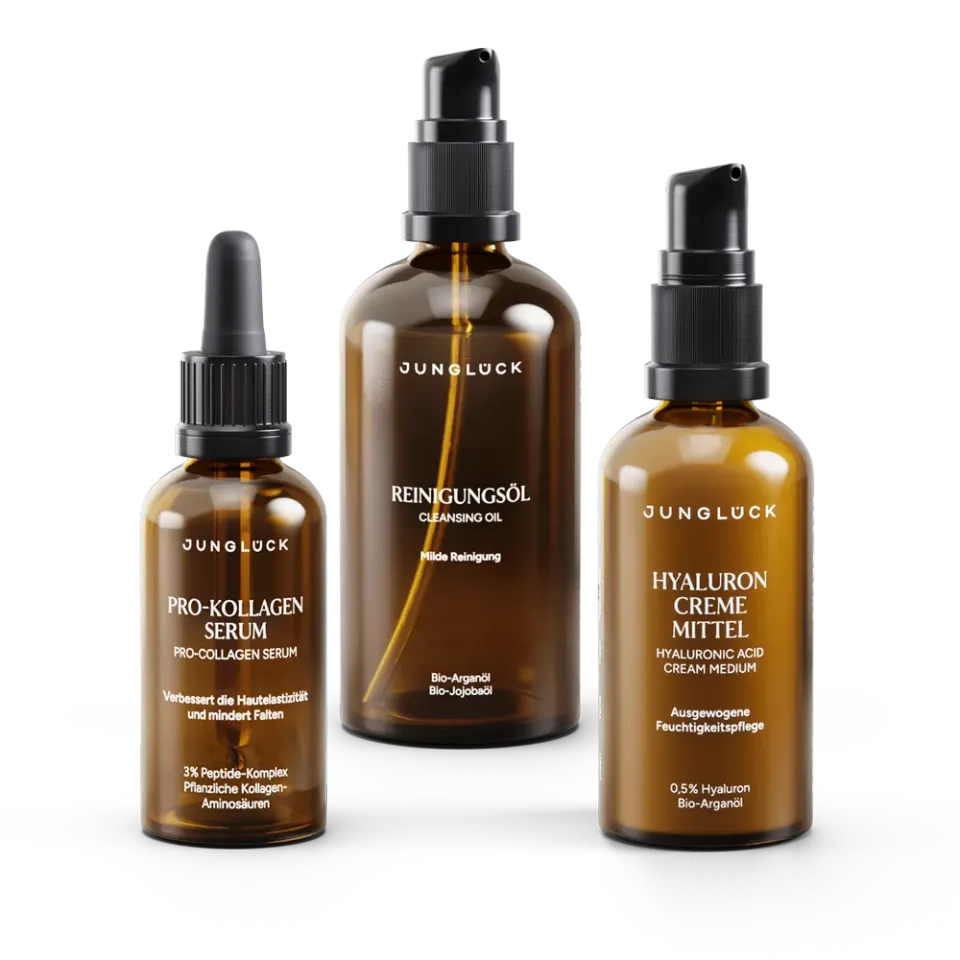 JUNGLÜCK Linien & Falten minimieren Set Serum empfindliche Haut