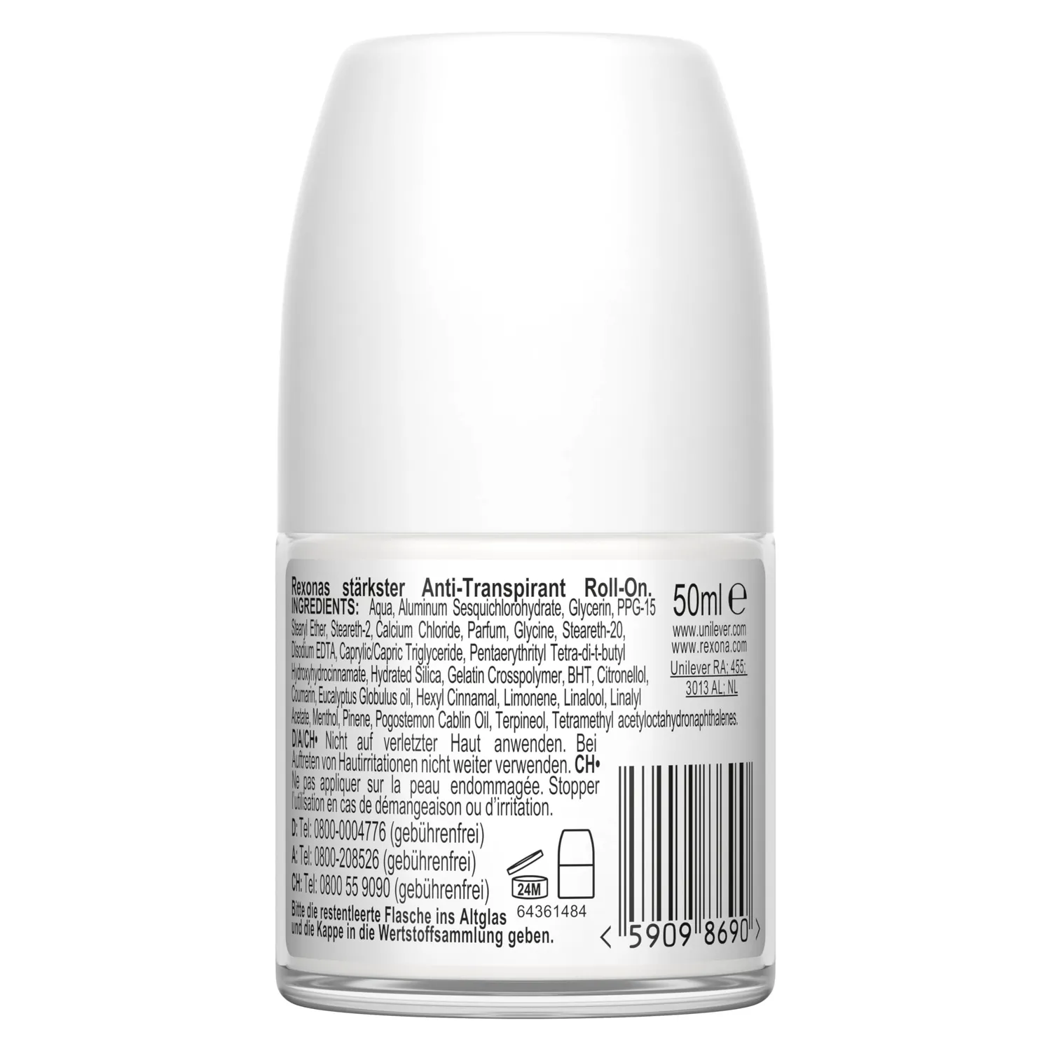 Rexona Maximum Protection Deo Roll-On Fresh 6x50 ml