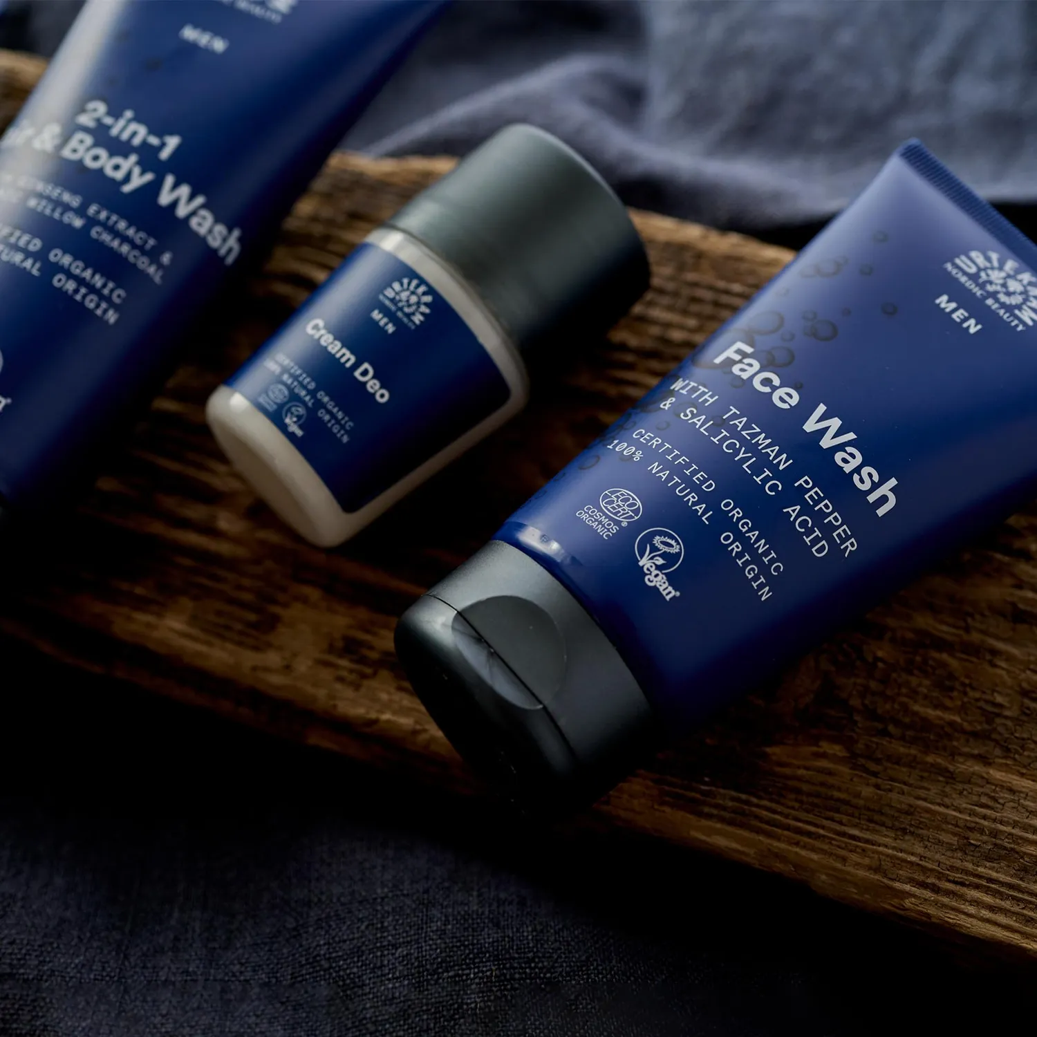 Urtekram Men 2-in-1 Haar- & Körperseife 200 ml Ginseng