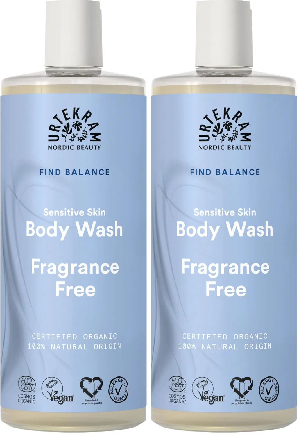 Urtekram Find Balance Duschgel ohne Parfum 200 ml sensitiv