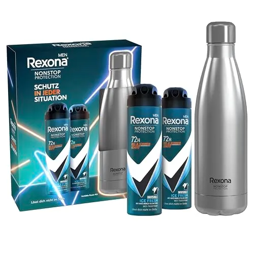 Rexona Men Invisible Ice Fresh Deo-Geschenkset 2x150 ml 72h Schutz