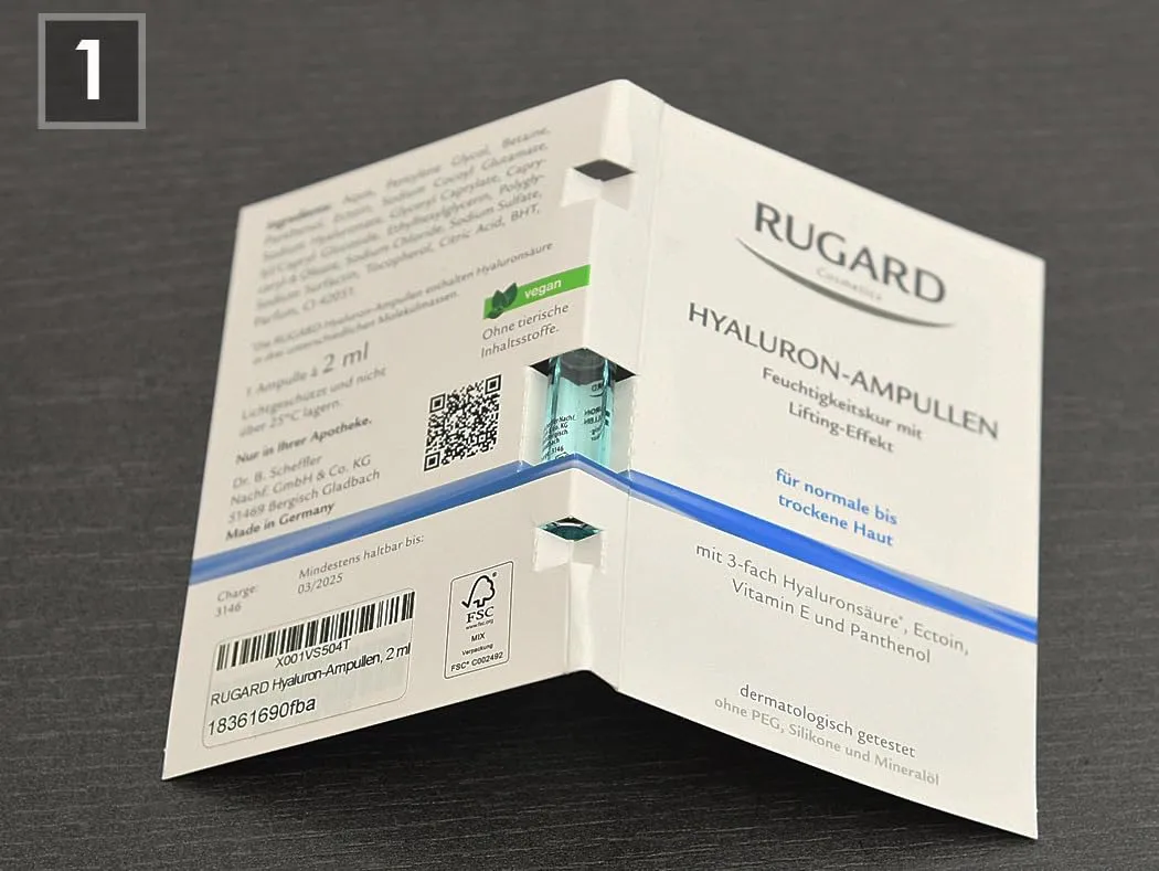 Rugard Hyaluron Ampullen 2 ml Serum mit Lifting-Effekt
