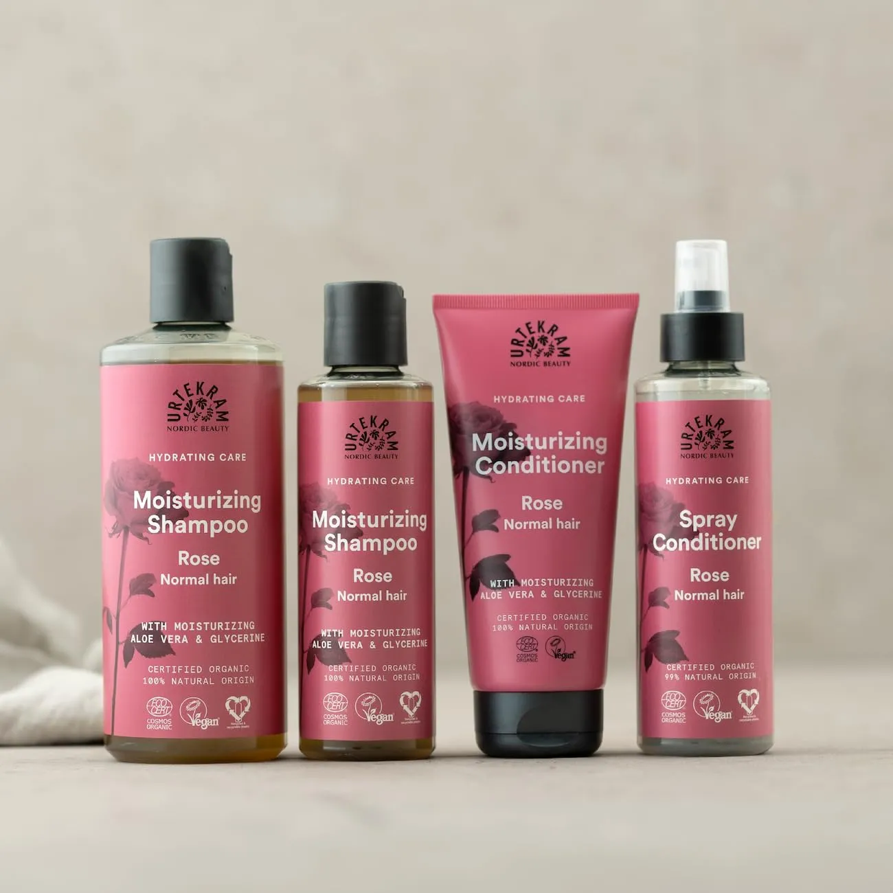 Urtekram Rose Shampoo 250 ml für normales Haar