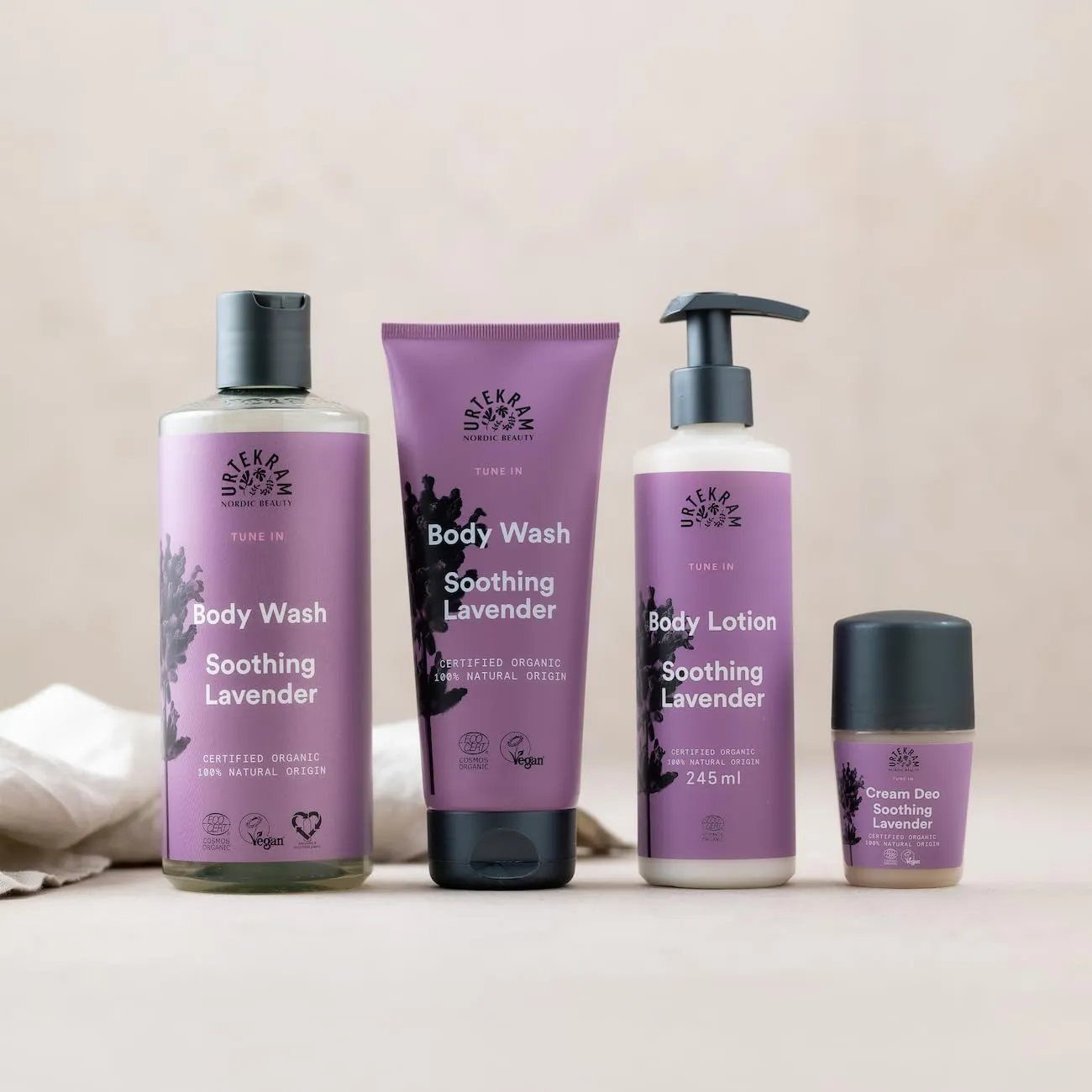 Urtekram Tune In Soothing Lavender Bodylotion 245 ml