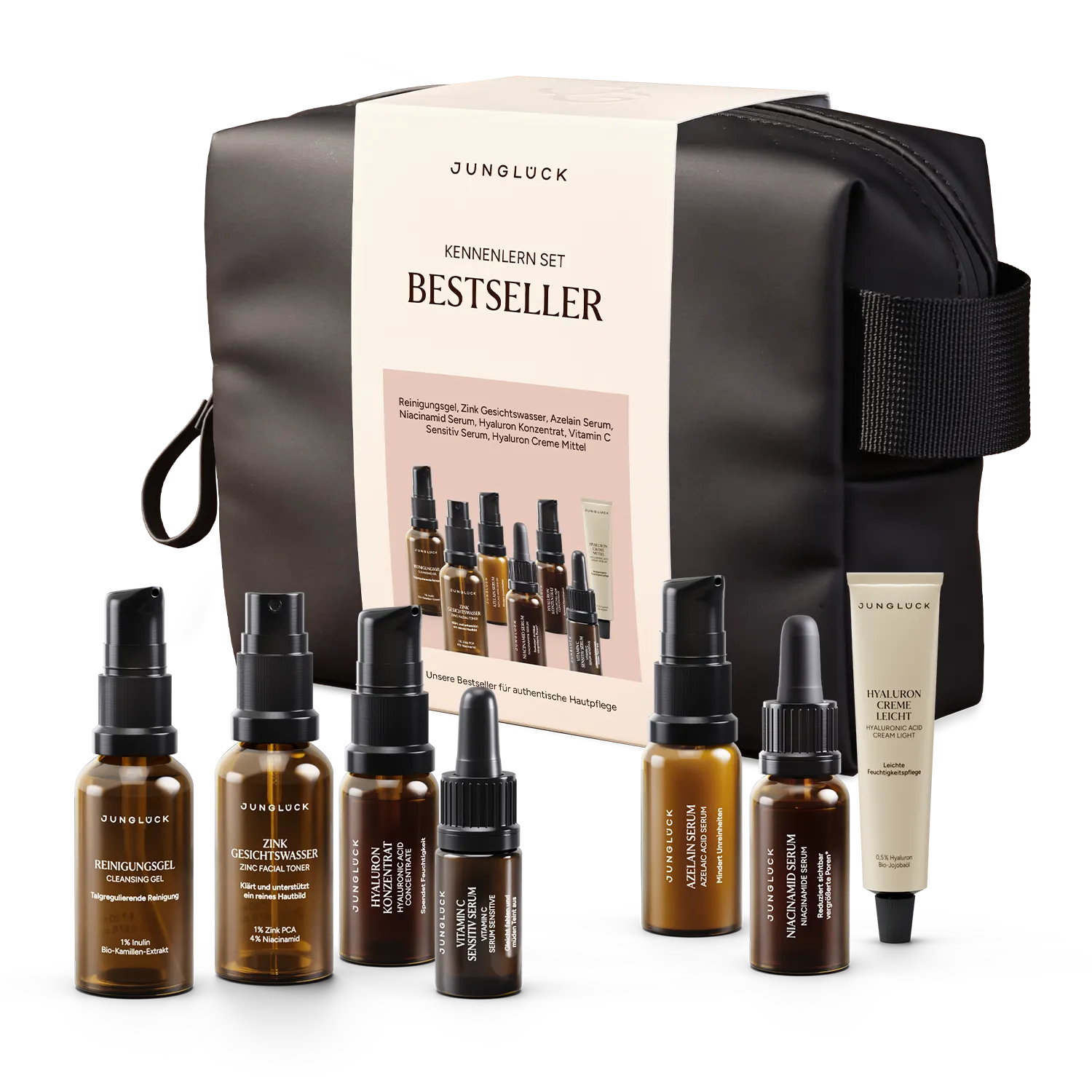 JUNGLÜCK Kennenlern Set Bestseller Gesichtspflegeset Set