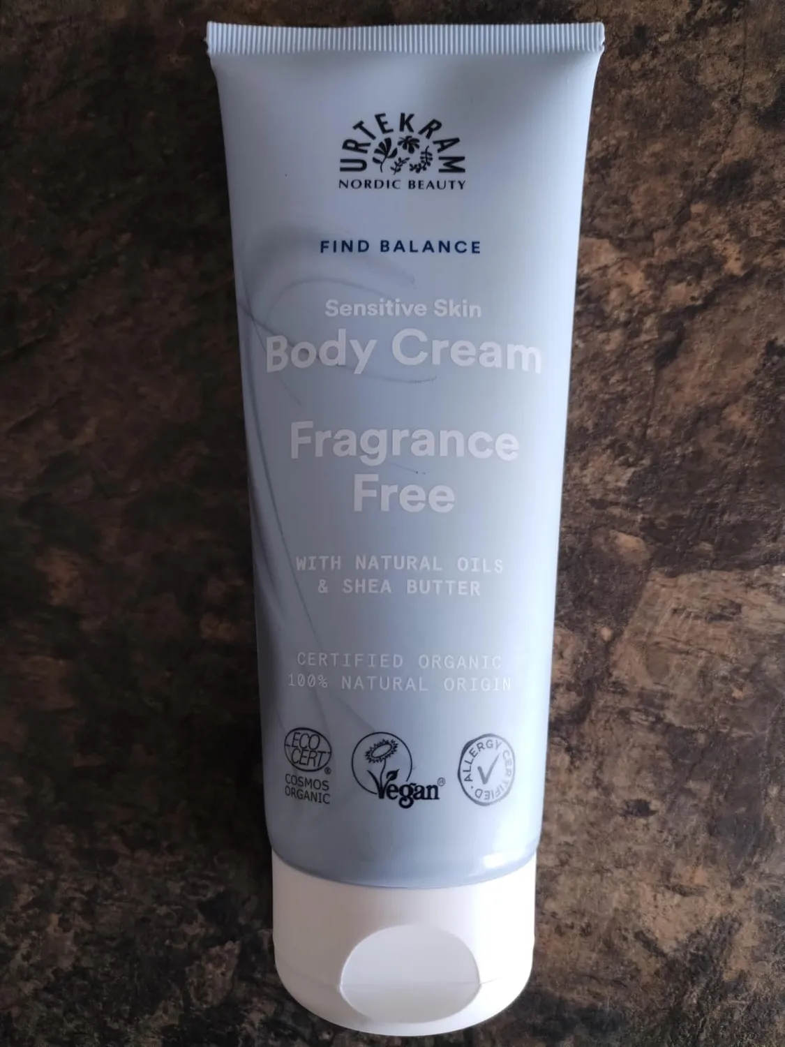 Urtekram Find Balance Körpercreme 200 ml parfümfrei
