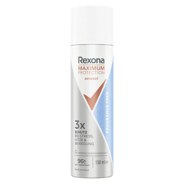 Rexona Maximum Protection Deo Spray 150 ml Fragrance Free