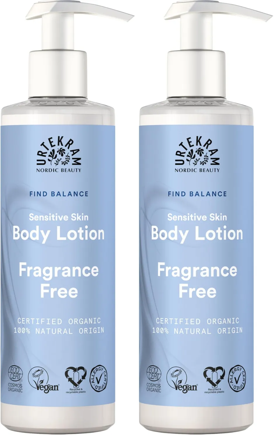 Urtekram Bodylotion ohne Parfüm 245 ml empfindliche Haut